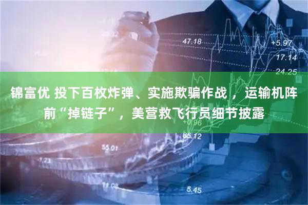 锦富优 投下百枚炸弹、实施欺骗作战 ,运输机阵前“掉链子”,美营救飞行员细节披露